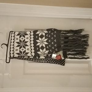 Long reversible scarf